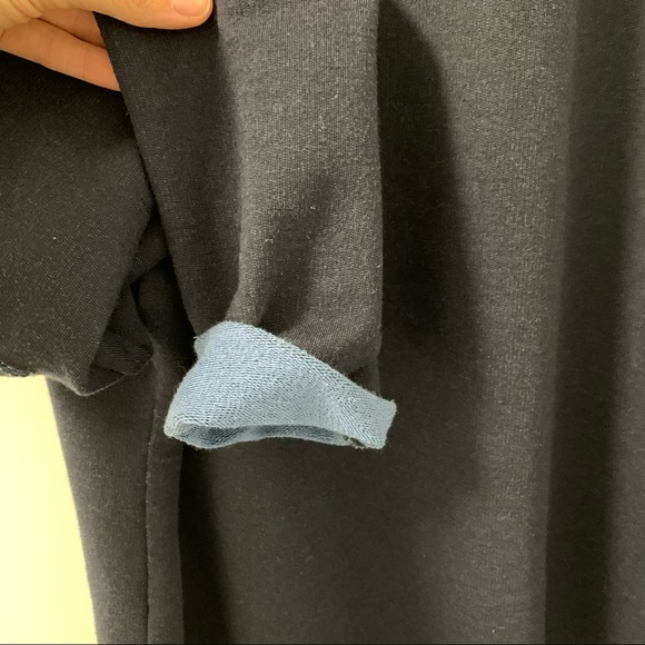 Navy blue sweatshirt with rips - Picture 2 of 5